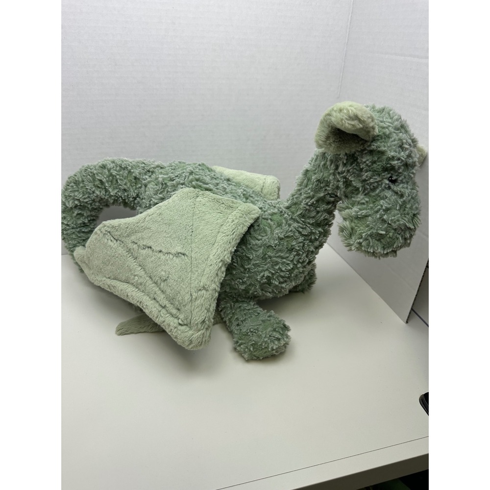 Jellycat Fuddlewuddle Dragon Sage Green Plush Stuffed Animal Toy